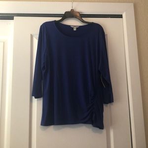 ✨👚 Croft and Barrow Blue Blouse 👚✨